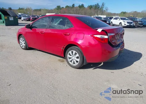2014 Toyota Corolla Le из США, поврежденный, VIN 2T1BURHE5EC187329